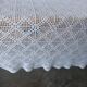Handmade crochet antique bedspread