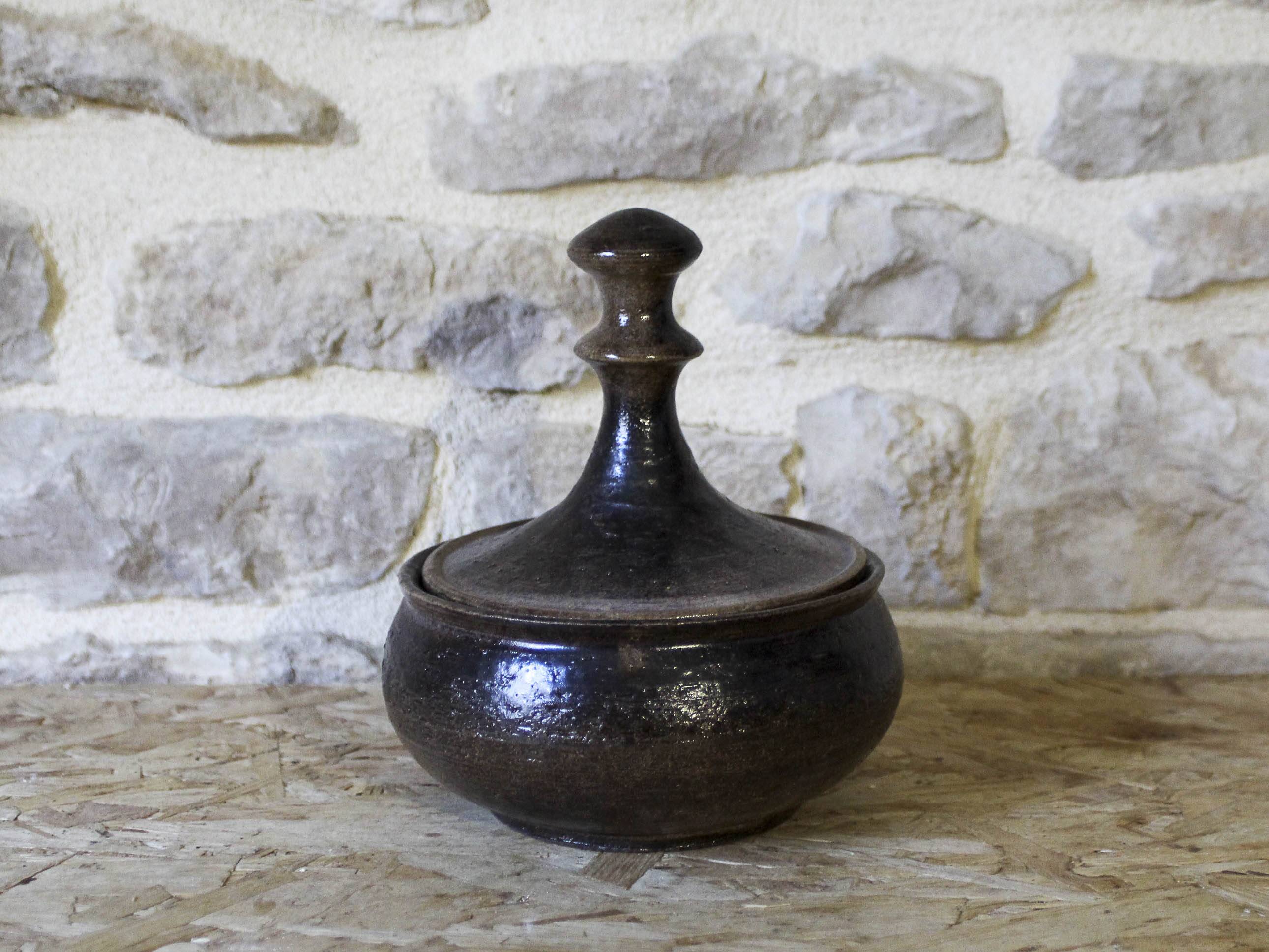 Jean Marais ceramic covered pot
