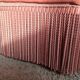 Set of crapaud armchair and 2 Napoleon III pink velvet poufs from the 19th century.
