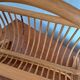 Vintage rattan magazine rack