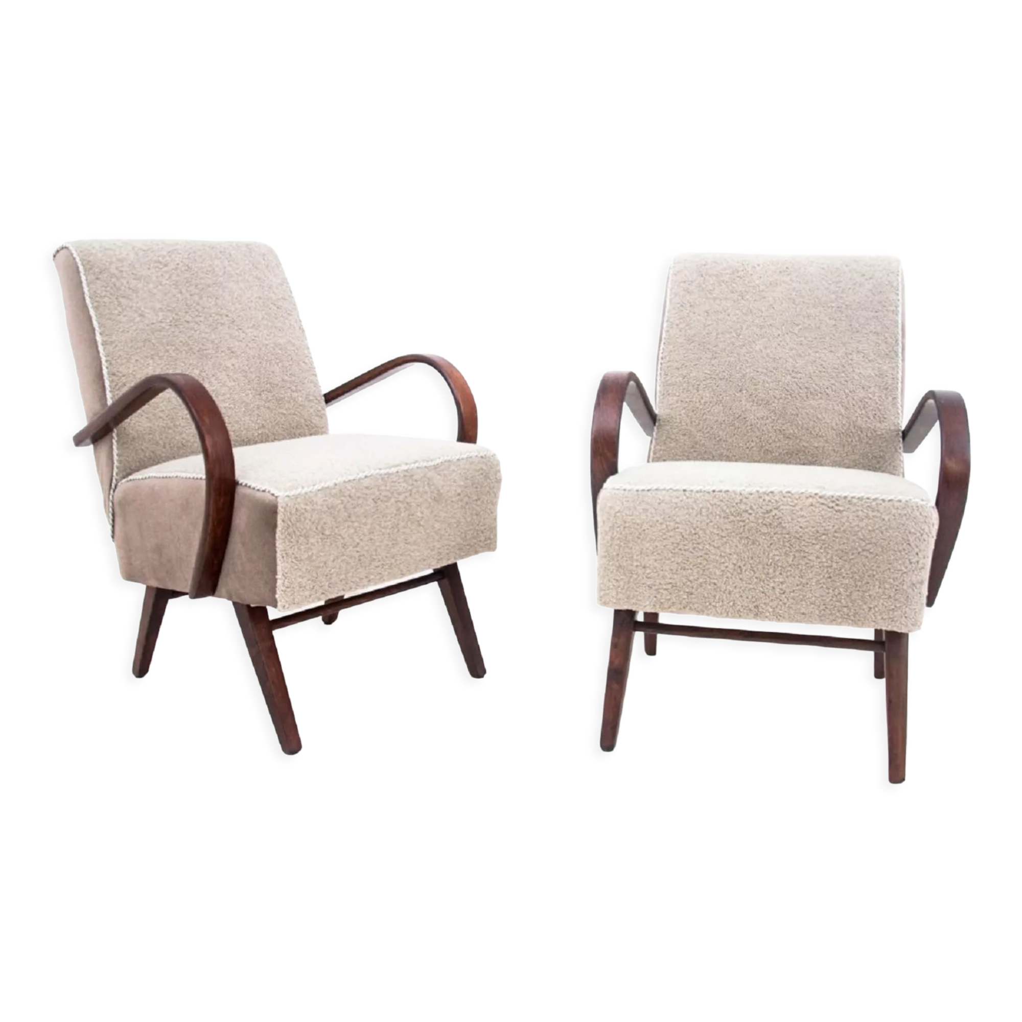 Art Deco armchairs, Czech Republic, 1930s. After renovation.