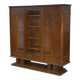 Brutalist display cabinet in oak by Charles Dudouyt, 1940s.