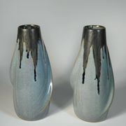 Pair of Art Nouveau style ceramic vases
