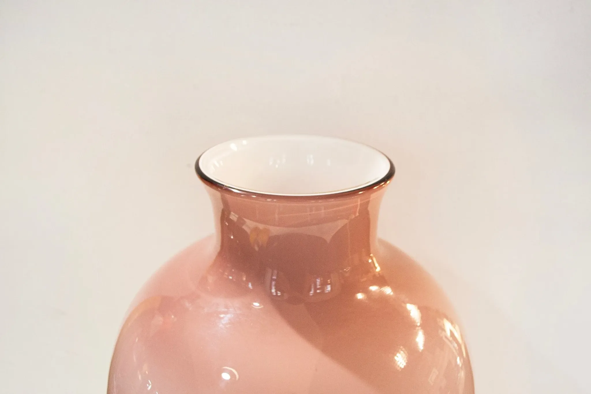 Vintage Murano glass vase by Paolo Venini, 1990