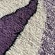 Tapis violet En laine naturel tissé à la main taille 250cmx150cm
