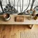 Large farmhouse bench
