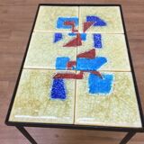 Ceramic side table 50s, modernist style