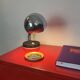 Vintage articulated chrome eyeball desk lamp from the 70s/80s.