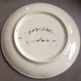 Signed plate