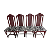4 chaises, années 80