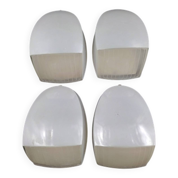 Lot de 4 Appliques  Holophane AMV. 2 Made in France Loft industriel