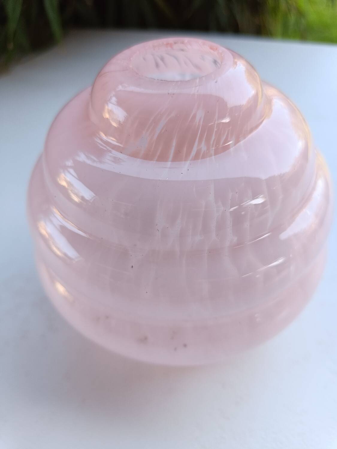 Clichy glass opaline globe