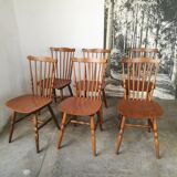 Set de 6 chaises bistrot Tacoma par Baumann