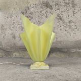 Vintage yellow Corolle table lamp