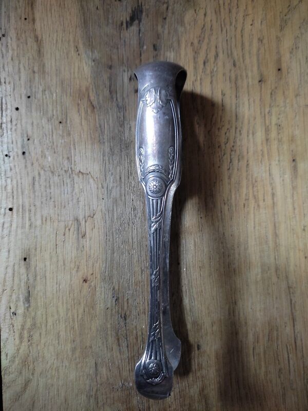 Silver sugar clip Christofle punches silver balance Covered Holidays