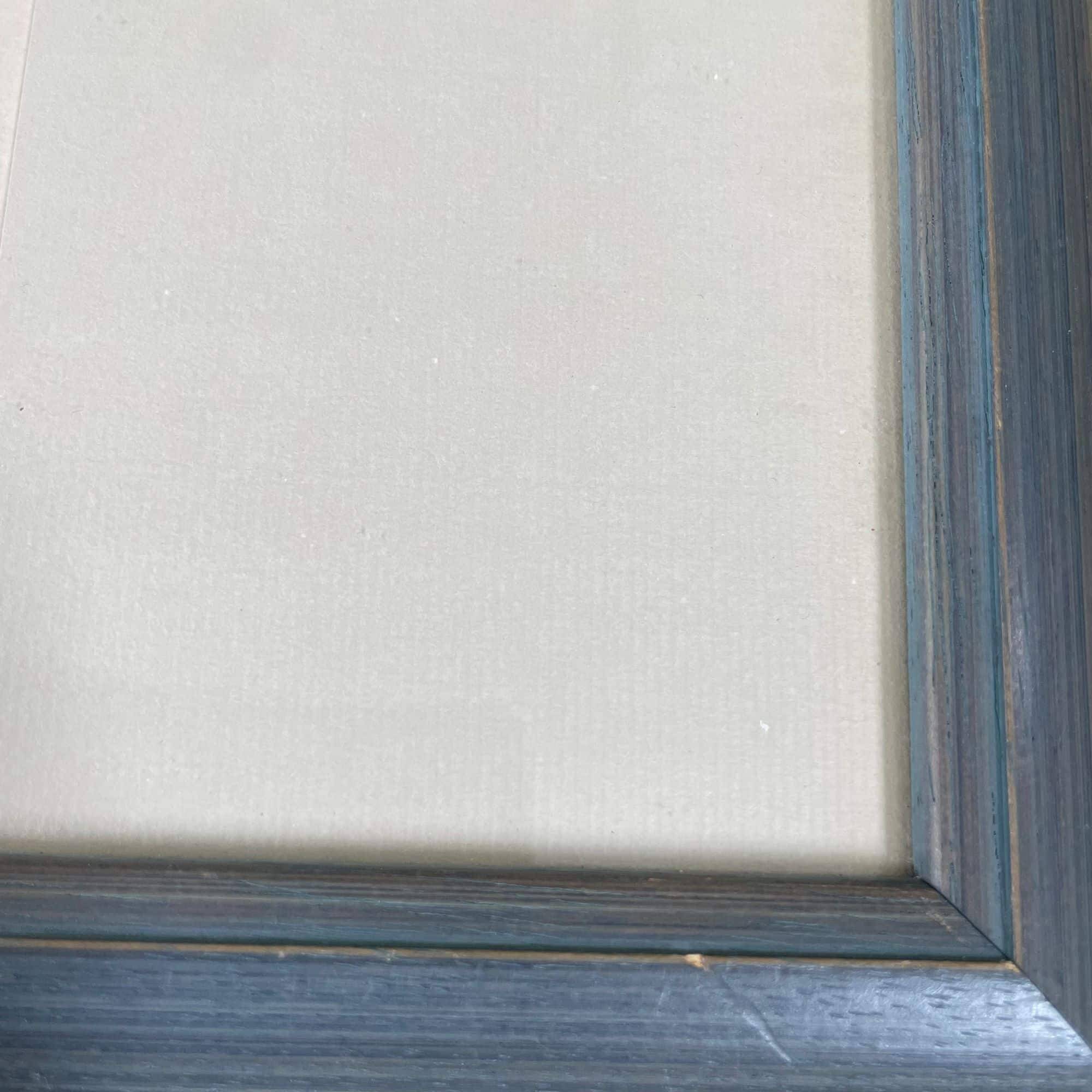 Chinese, Asian woodcut print in wooden frame