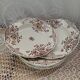 6 assiettes creuses Terre de fer polychrome