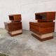 Tables de chevet années 70