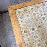 Scandinavian oak and ceramic table