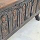 Console, carved Spanish colonial buffet from Artes de México, 1940s-50s.