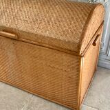 Vintage rattan box