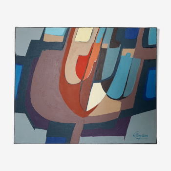 Oil on canvas - geometric abstraction