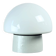 Mid Century Ceiling Or Wall Lamp In Ceramic & White Opaline Glass, Czechosl