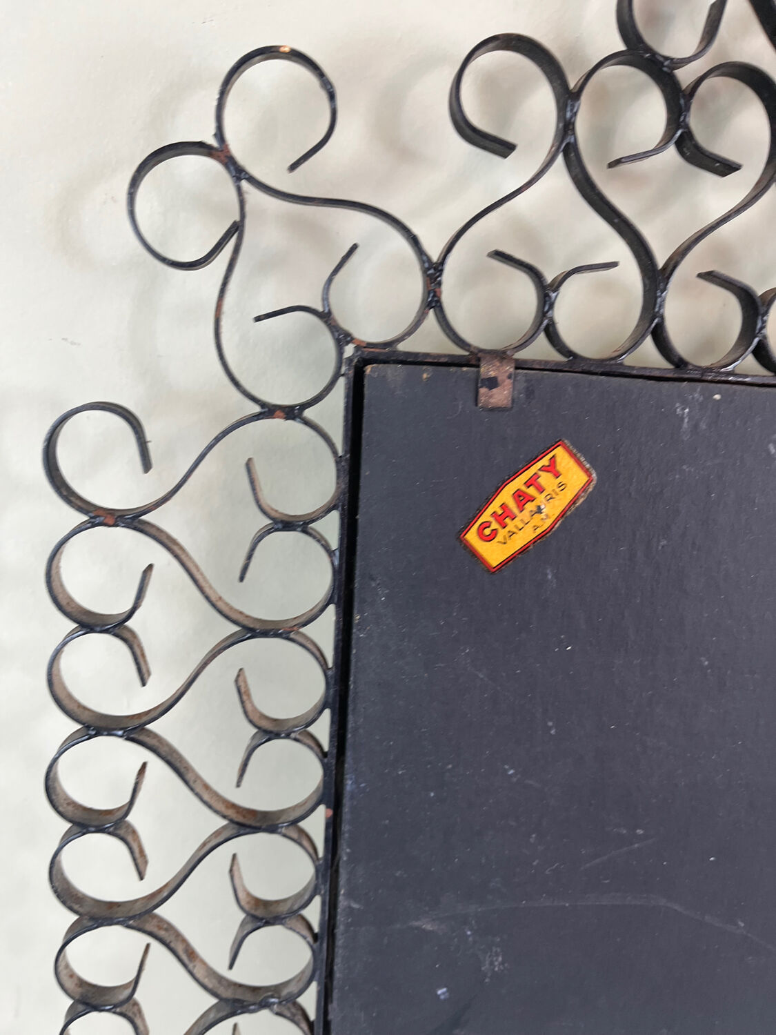 Wrought iron mirror Chaty Vallauris