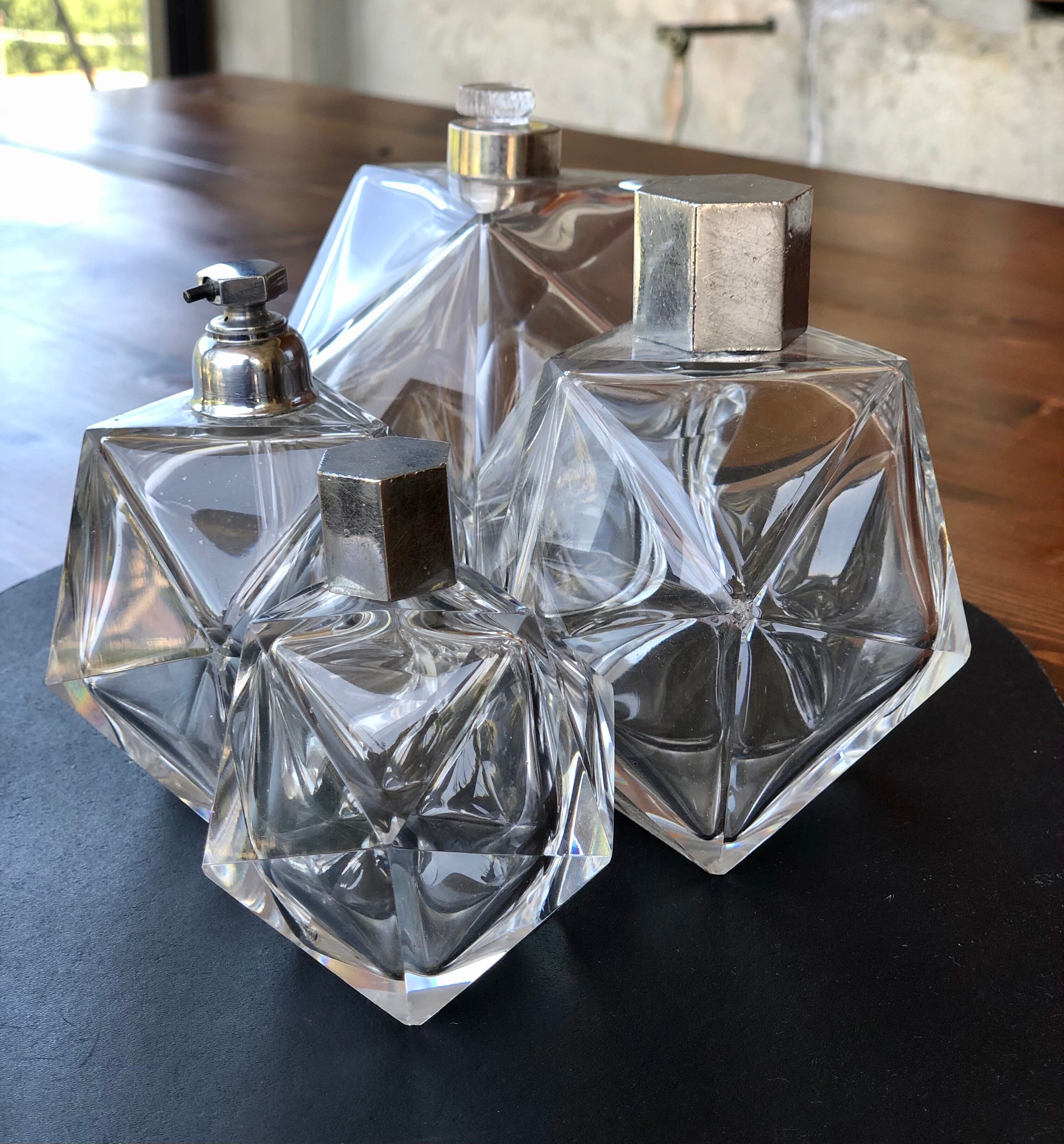 Set of 4 vintage perfume bottles