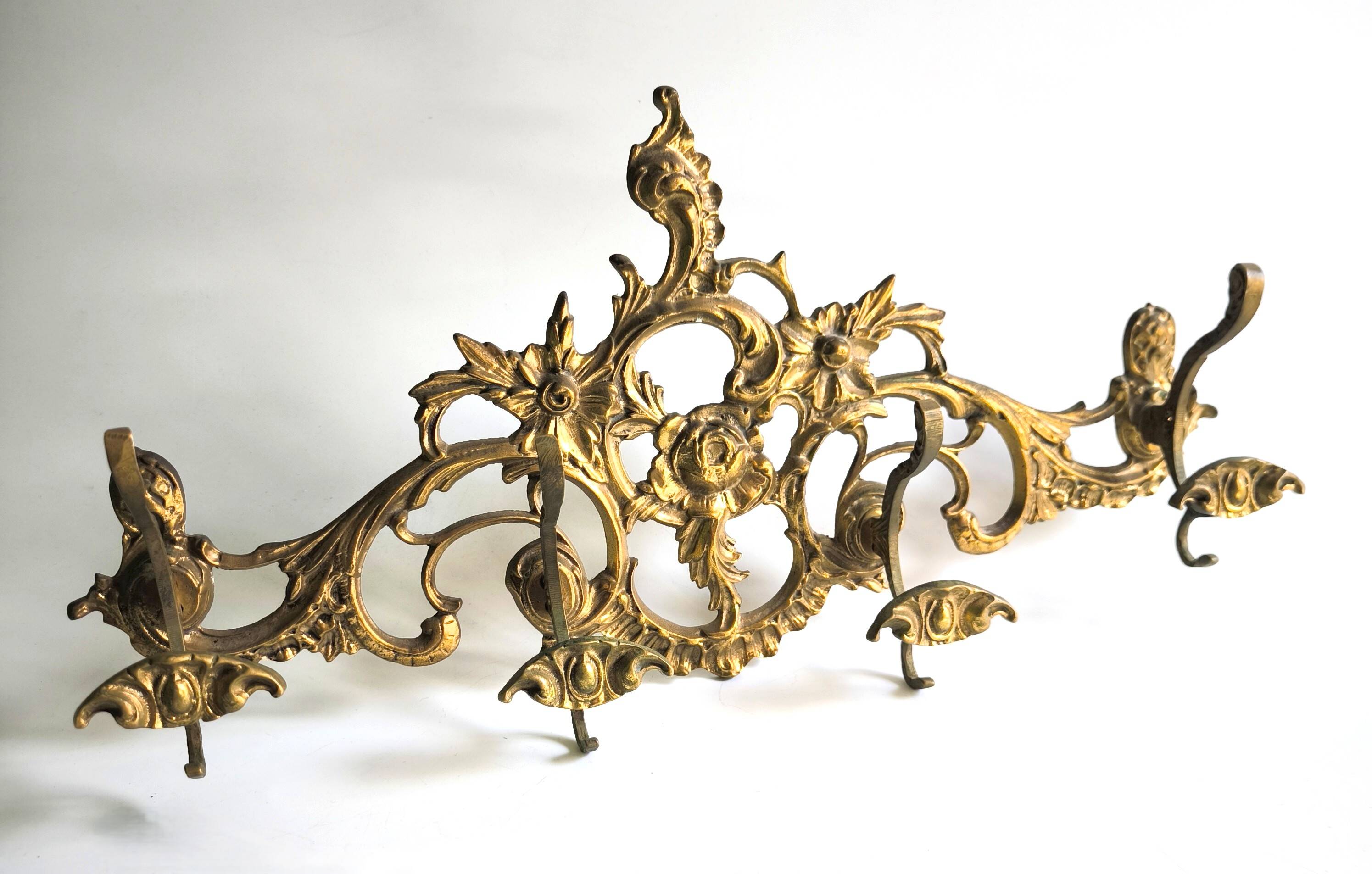 Bronze coat rack in Imperial style from the 1950s.