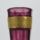 Vase en verre cristal améthyste Art déco Ludwig Moser, série Fipop, Karlsbad, années 1920