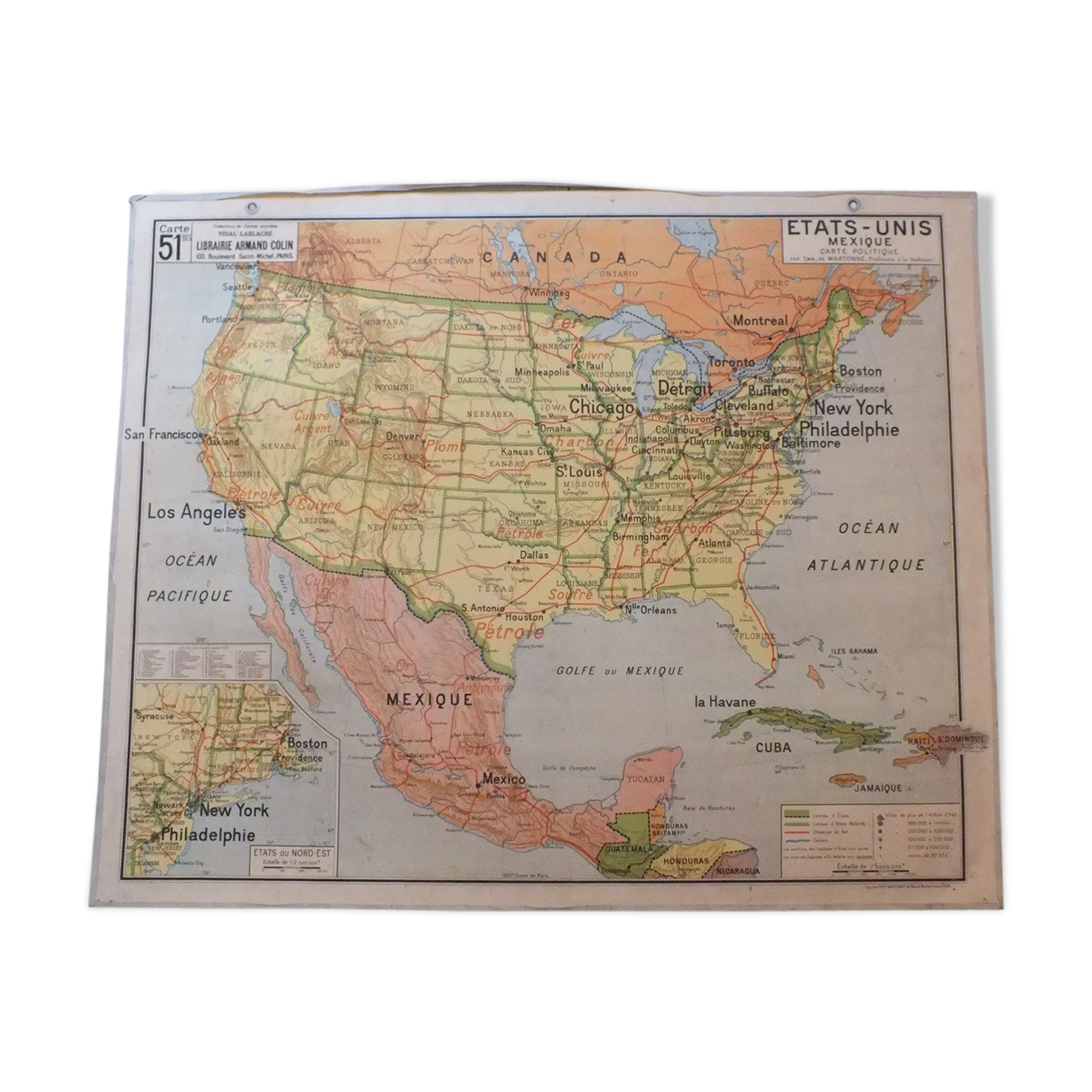 School Vidal-Lablache No.51 map United States