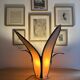 Large vintage PopArt zipped lamp. Italy, 1980s.
