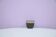 vintage brown small flower pot speckles