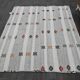 Vintage Turkish Kilim Rug 162x192 cm, Grey Stripes and Colorful Patterns