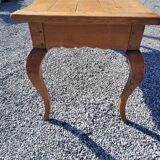 Farmhouse table in old solid oak