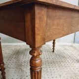 Antique table desk table dining table walnut 72x120 cm