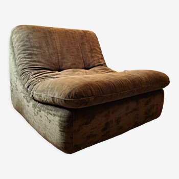 Steiner chair 1970 velvet ribbed brown