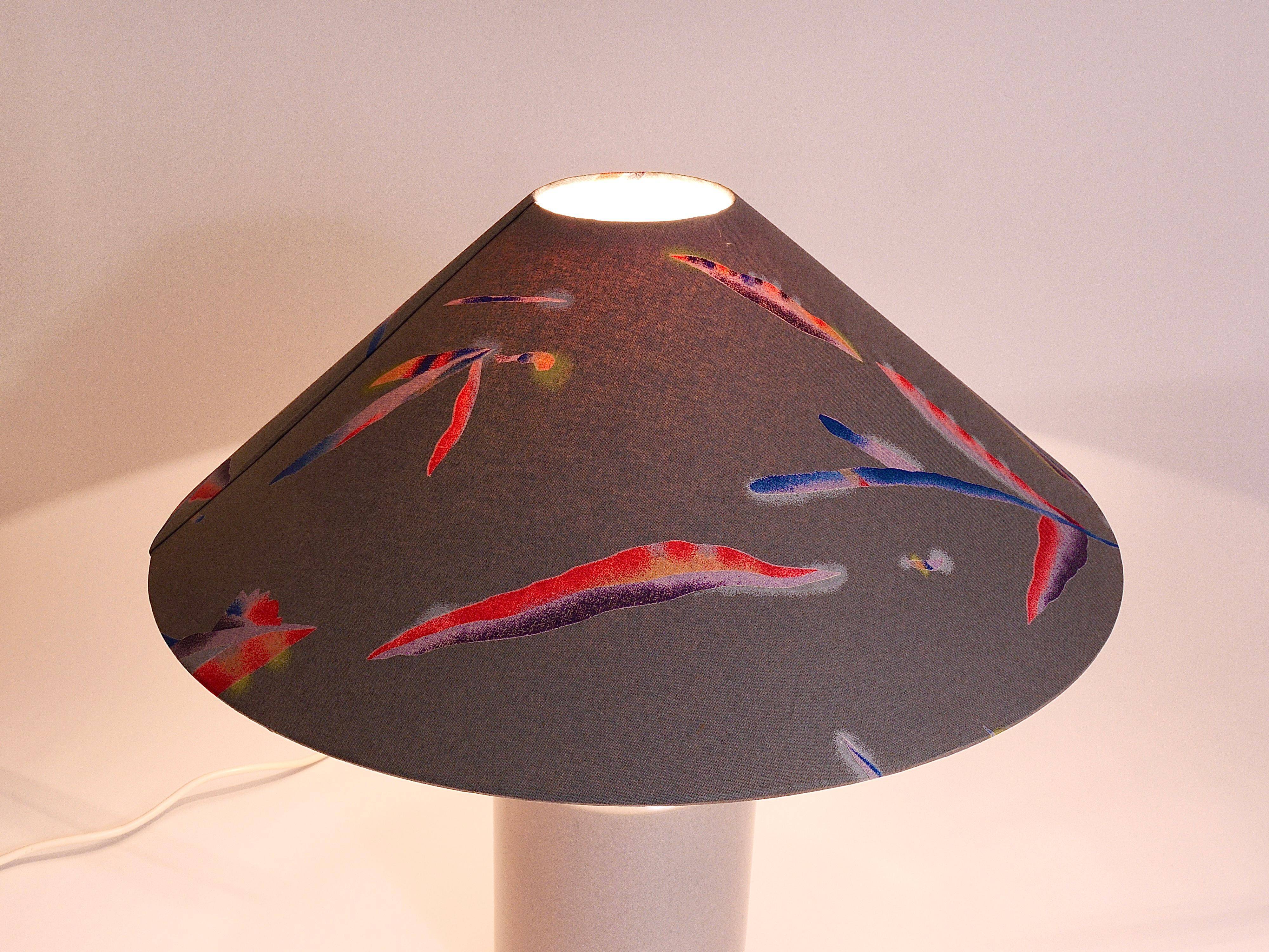 Post-modern coloured table lamp, Italy, 1980s