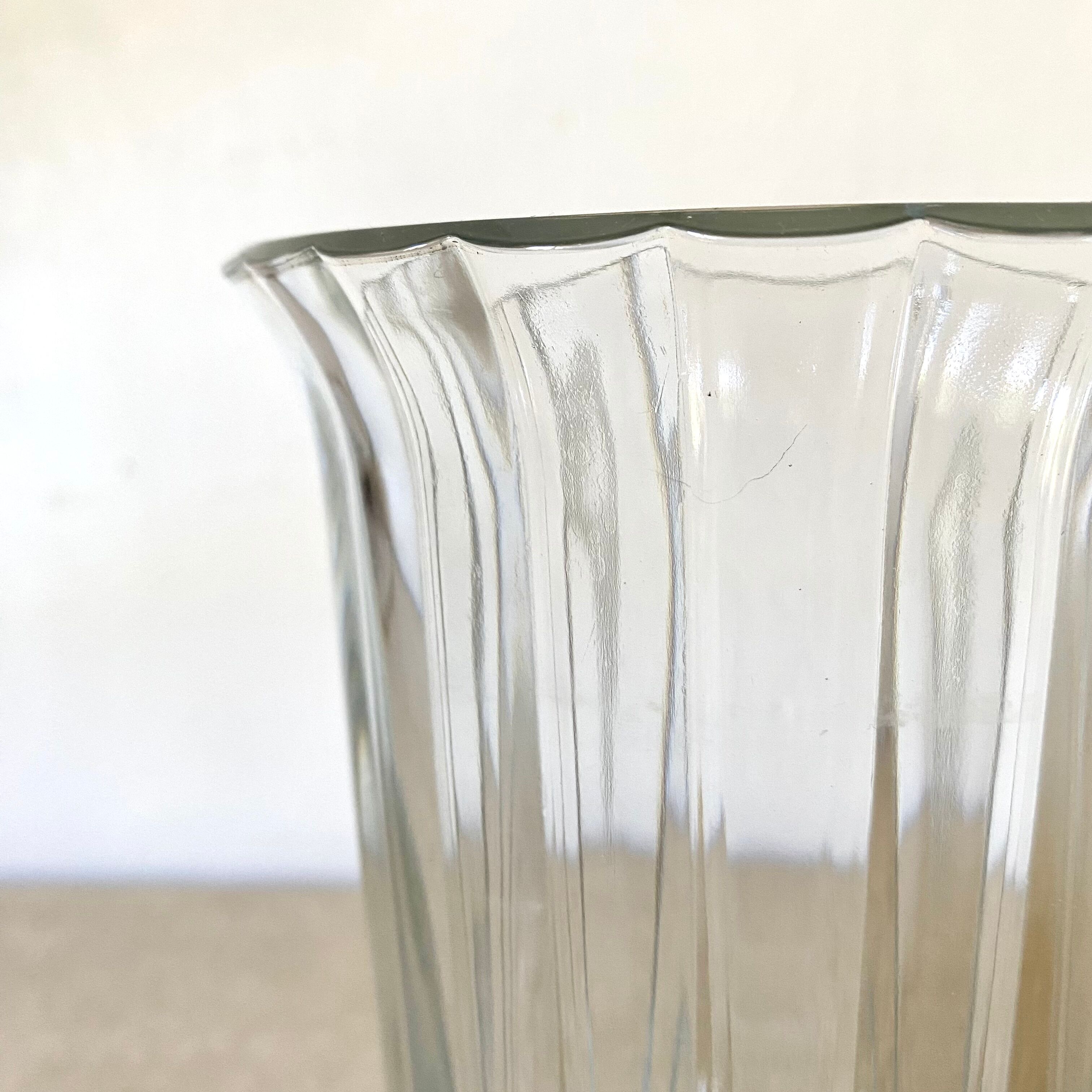 Vintage glass vase