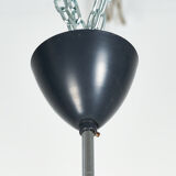 Suspension en verre opaline par Napako années 60
