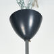Suspension en verre opaline par Napako années 60