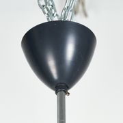 Suspension en verre opaline par Napako années 60