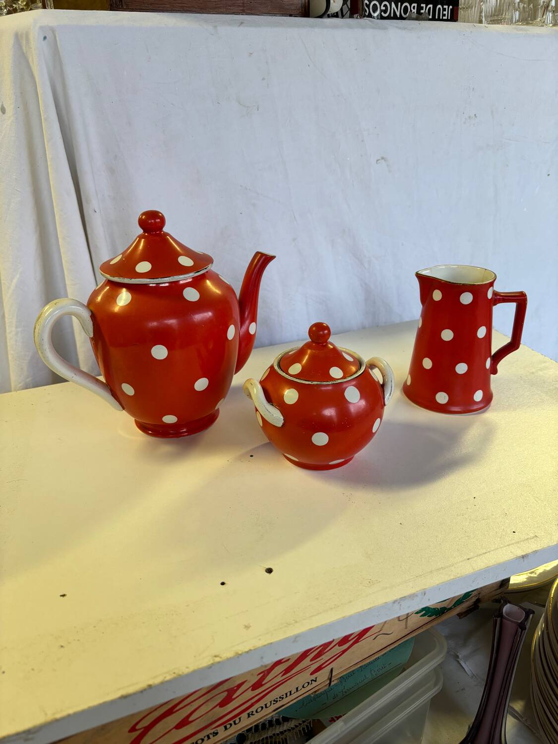 Sarreguemines and Digoin tea service