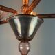 Venetian chandelier in amethyst Murano glass, circa 1920