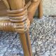 Vintage rattan shelf