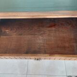 Leather tray desk