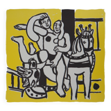 Fernand LEGER: Couple in love and horse, signed lithograph