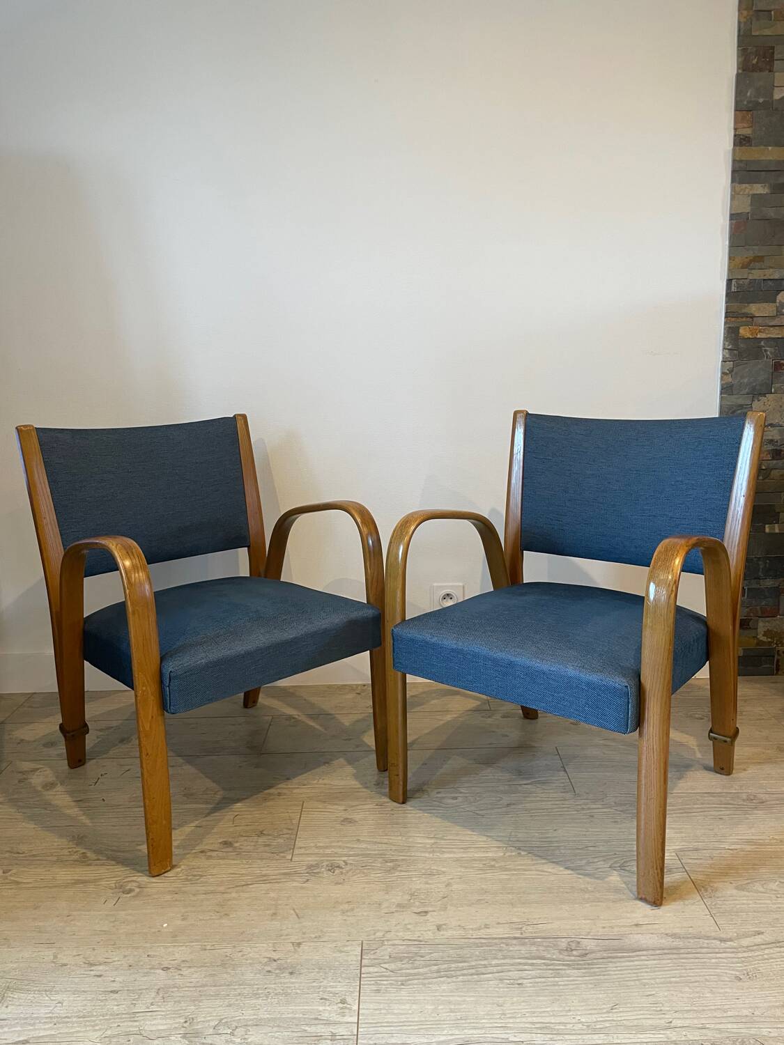Bridge Bow Wood Steiner armchairs