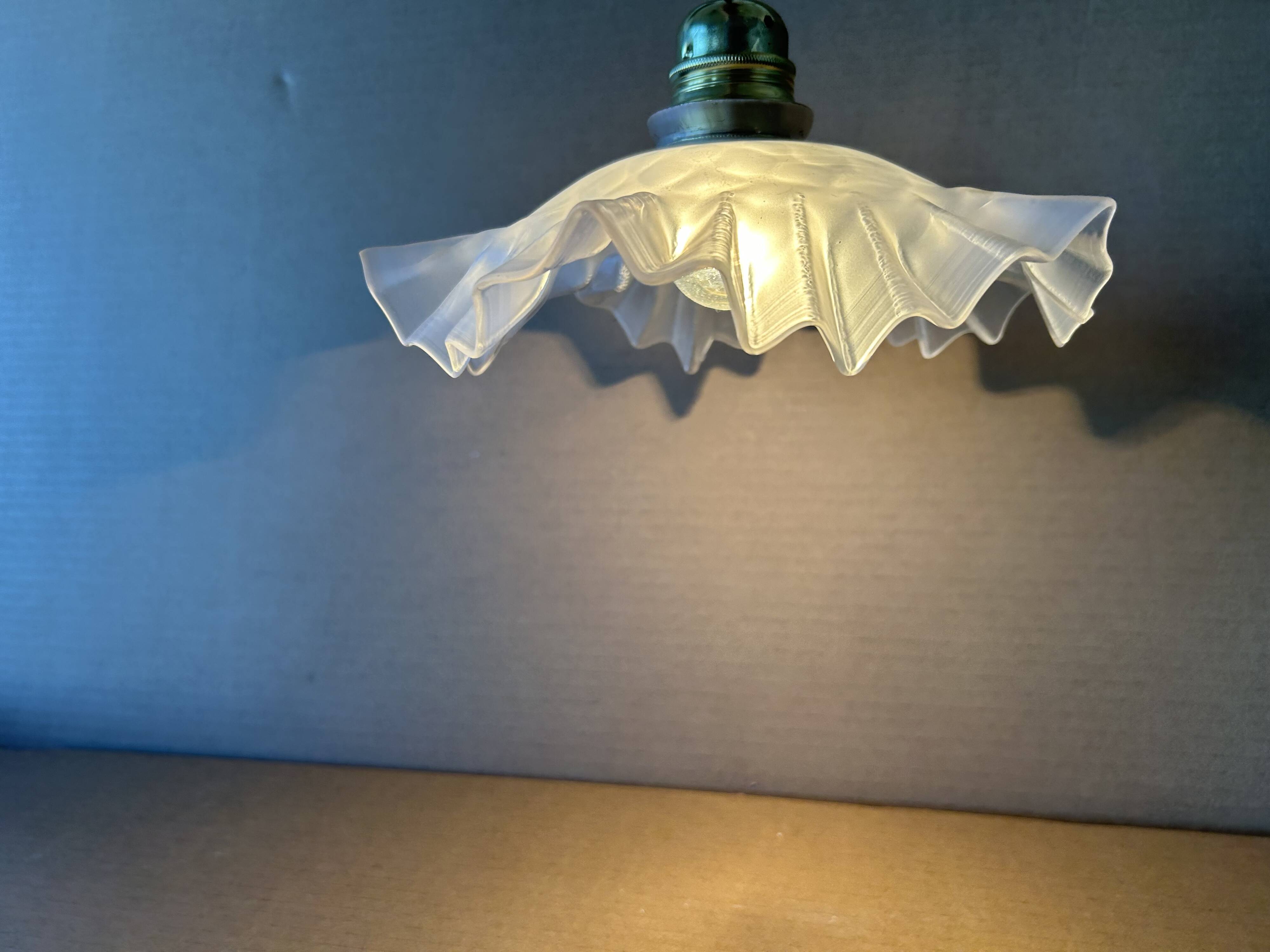 Antique glass pendant